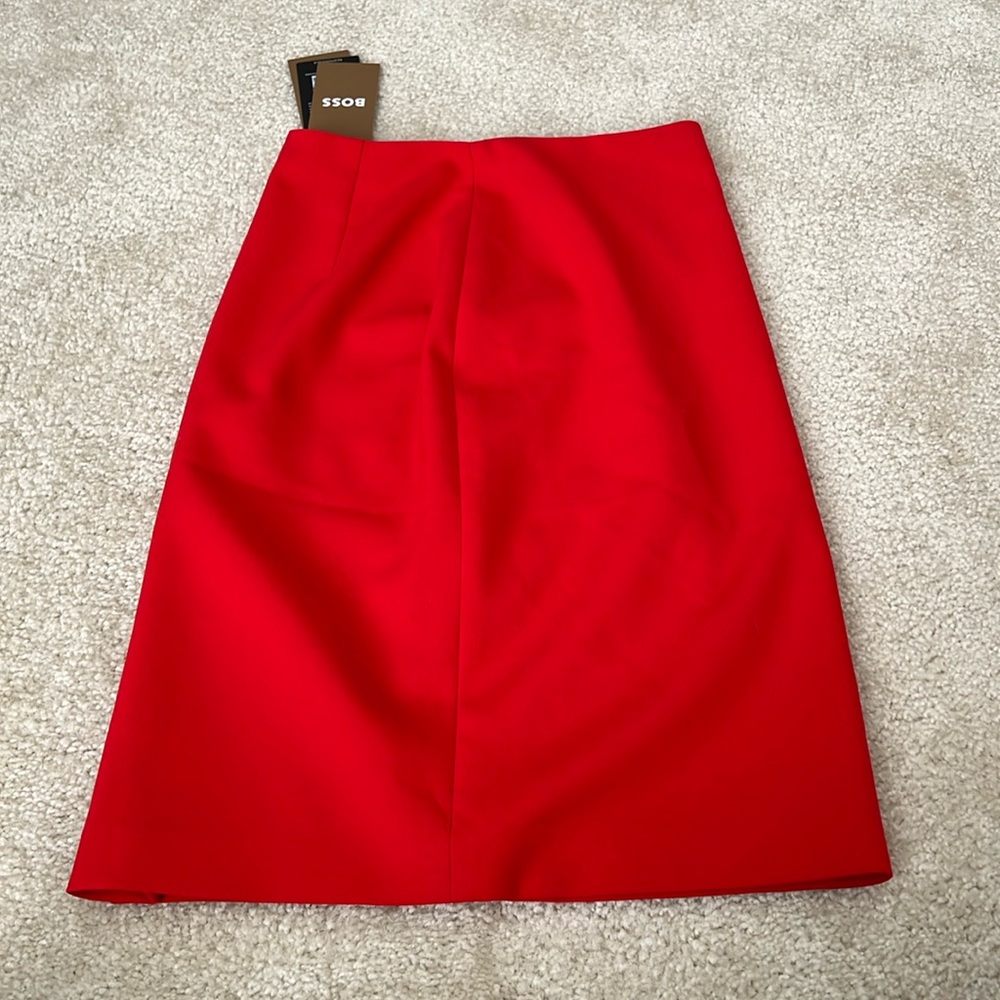 Hugo Boss Red Skirt - size 0